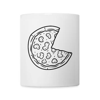 Pizza Drawing - Mug - white - Front