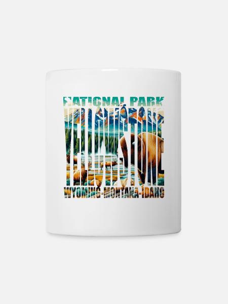 YELLOWSTONE - Tasse - Weiß