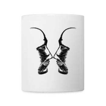 Köpfe - Tasse - Weiß - Vorne