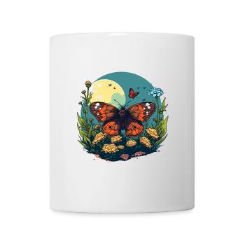 A Beautiful Butterfly: Natures Colorful Delight - Mug - white - Front