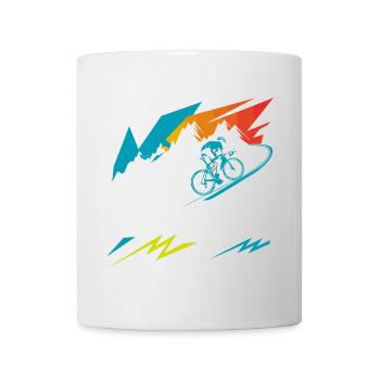 Col de l’Iseran Cycling Art - Mug - white - Front