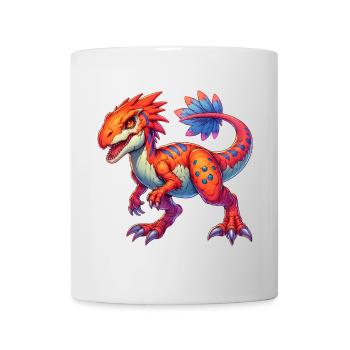 Dinosaurier - Tasse - Weiß - Vorne
