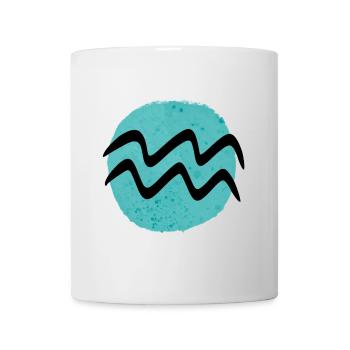 Sternzeichen Wassermann - Tasse - Weiß - Vorne