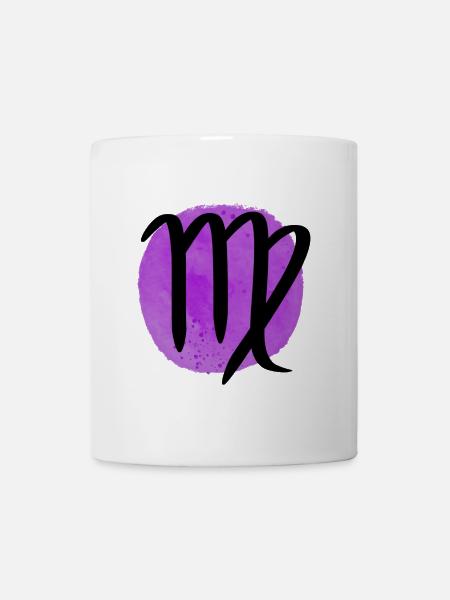 Zodiac sign Virgo - Mug - white
