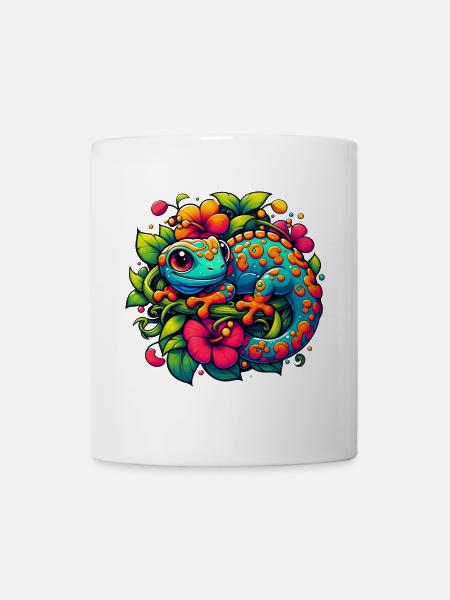 Gecko - Mug blanc - blanc
