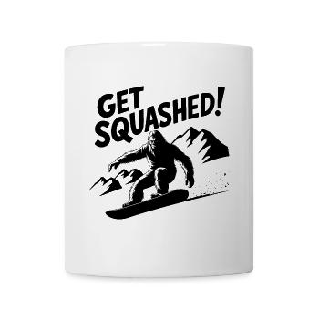 Bigfoot Snowboarder Snowboarding Winter Sports - Mug - white - Front