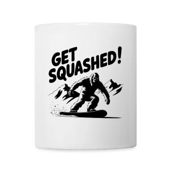 Bigfoot Snowboarder Snowboarding Winter Sports - Mug - white - Front