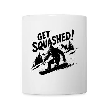 Bigfoot Snowboarder Snowboarding Winter Sports - Mug - white - Front