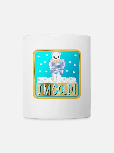 MIR IST KALT - WINTER EISBÄREN - Tasse - Weiß