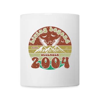 20ème Anniversaire Légende Vivante depuis VIN 12/2004 - Mug blanc - blanc - Devant