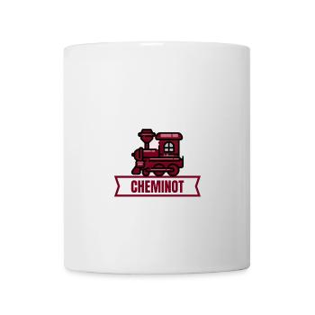 ON PEUT ÊTRE CHEMINOT SANS CRIER GARE ! (train) - Mug blanc - blanc - Devant