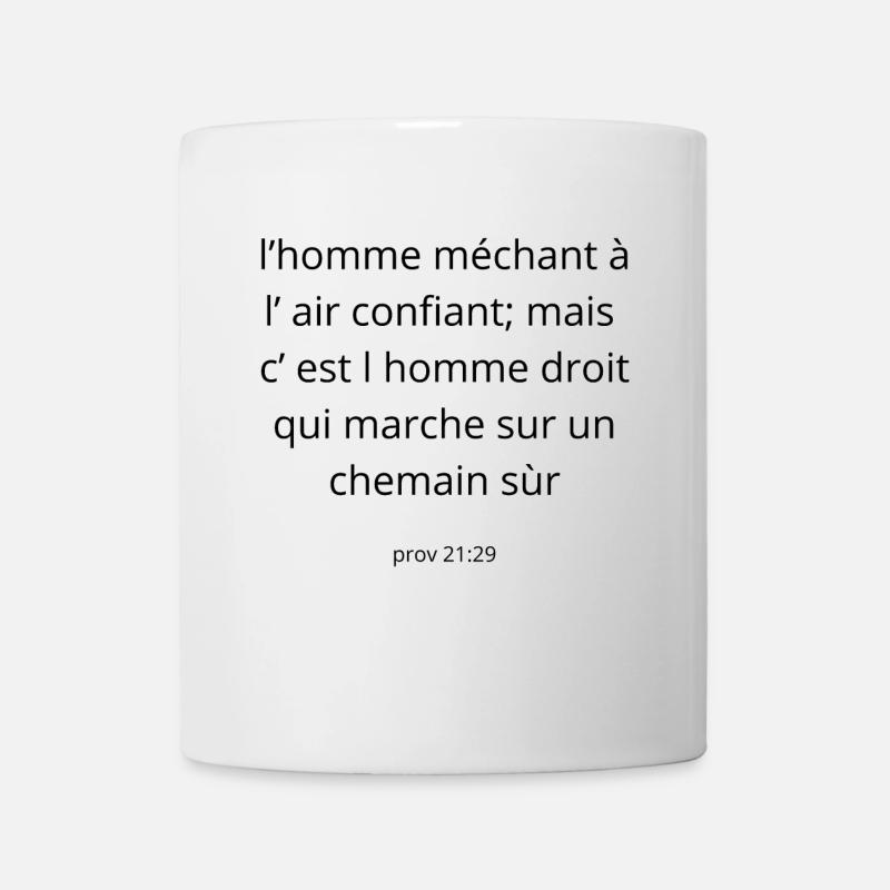 Proverbe - Mug blanc - blanc