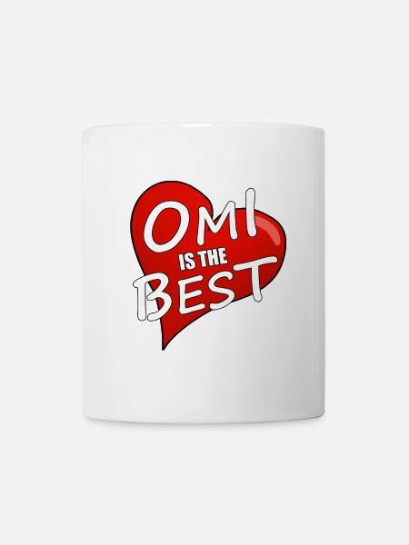 OMI IS THE BEST - Tasse - Weiß