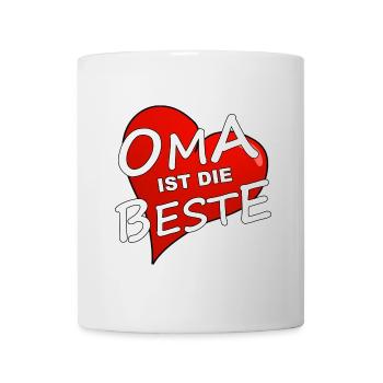 OMA IST DIE BESTE - Tasse - Weiß - Vorne