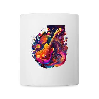 Une explosion psychédélique : explosion de couleurs et d’énergie - Mug blanc - blanc - Devant