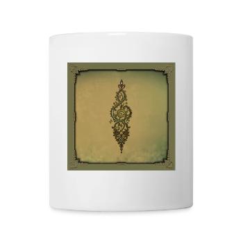Ornate treble clef - Mug - white - Front