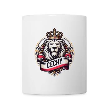 Cechy Bohême République tchèque Lion drapeau cadeau - Mug blanc - blanc - Devant