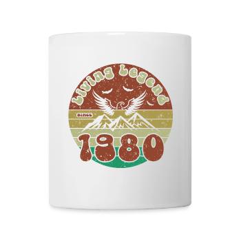 44th Birthday Living Legend since VIN 1980 - Mug - white - Front