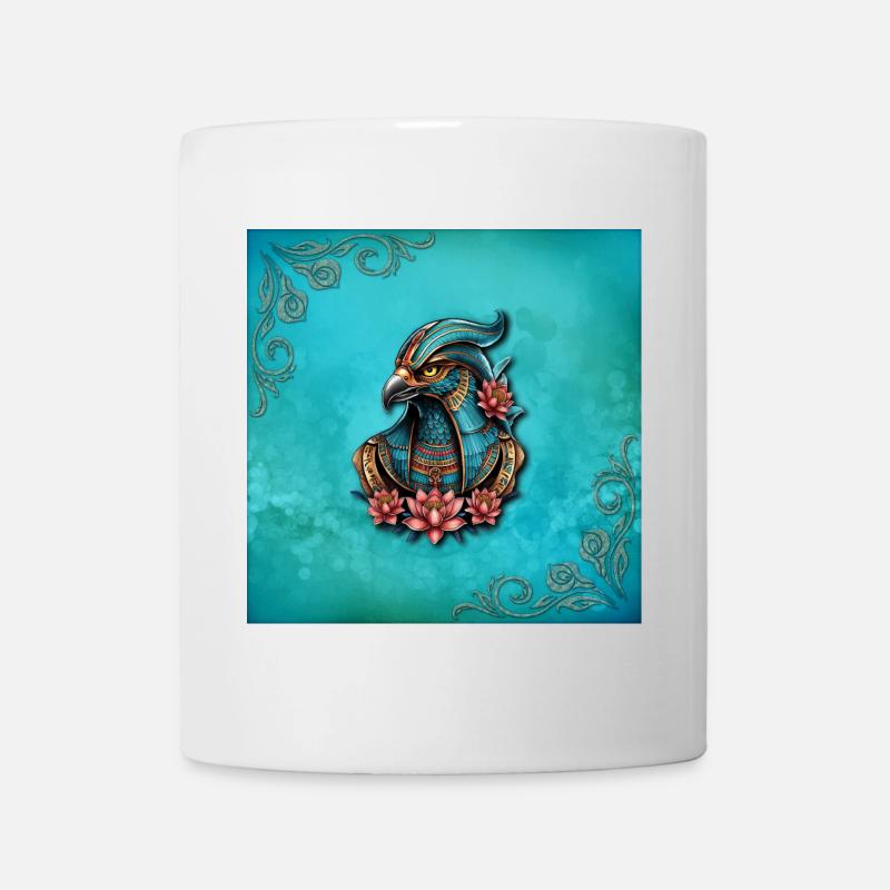 Dieu faucon égyptien. - Mug blanc - blanc
