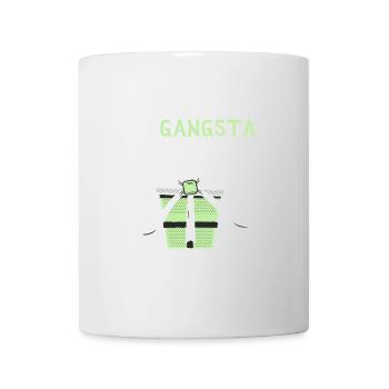 Gangsta Wrappa Weihnachten Sprüche lustig Geschenk - Tasse - Weiß - Vorne