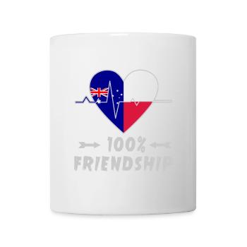 L'Australie et la Pologne : amitié à 100 % - Mug blanc - blanc - Devant