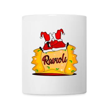 Nikolaus-Ravioli - Tasse - Weiß - Vorne