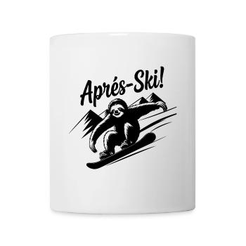 Sloth Sloth Snowboard Après Ski - Mug - white - Front