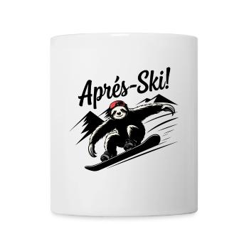 Sloth Sloth Snowboard Après Ski - Mug - white - Front