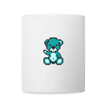 Pixel Bear Alien - Mug blanc - blanc - Devant