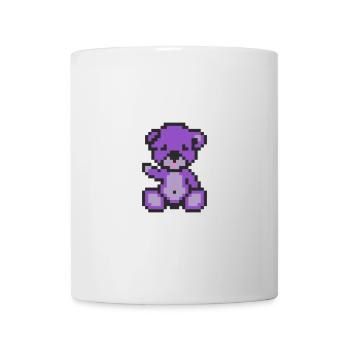 Pixel Bear Purple - Mug blanc - blanc - Devant