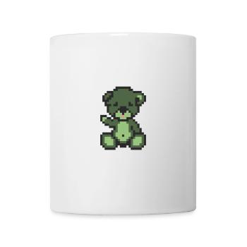 Pixel Bear Zombie - Mug blanc - blanc - Devant