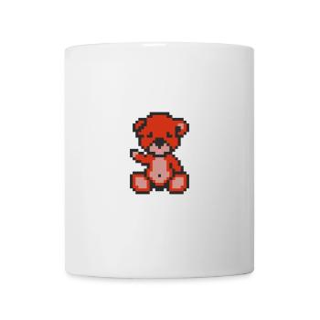 Pixelbär Pfeffer - Tasse - Weiß - Vorne
