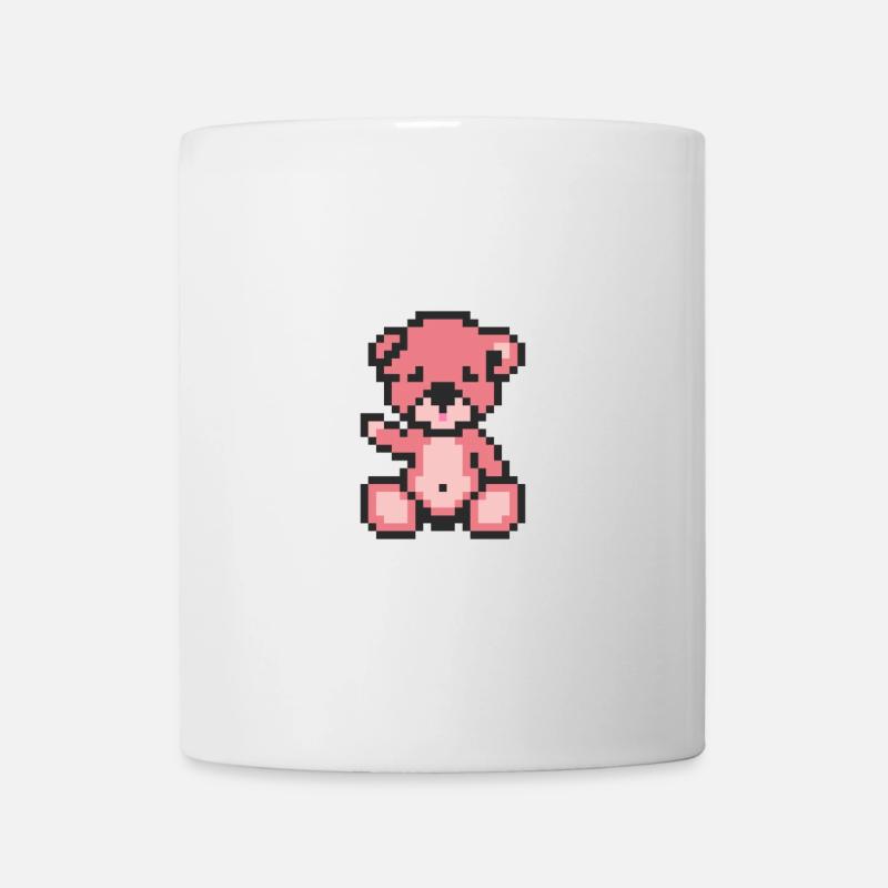 Pixel Bear Candy - Mug blanc - blanc