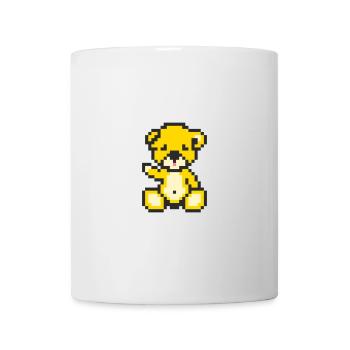 Pixel Bear Sunny - Mug blanc - blanc - Devant