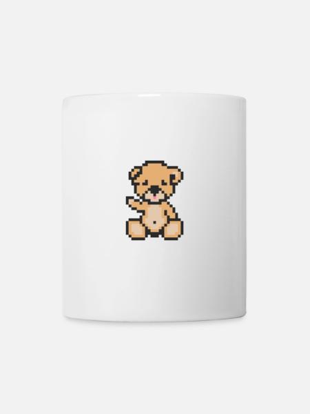 Pixel Bear Light - Mug - white