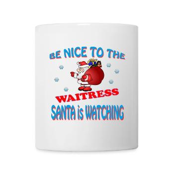 SANTA WAITRESS - Mug - white - Front