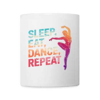 Sleep Eat Dance Repeat - Mug - white - Front