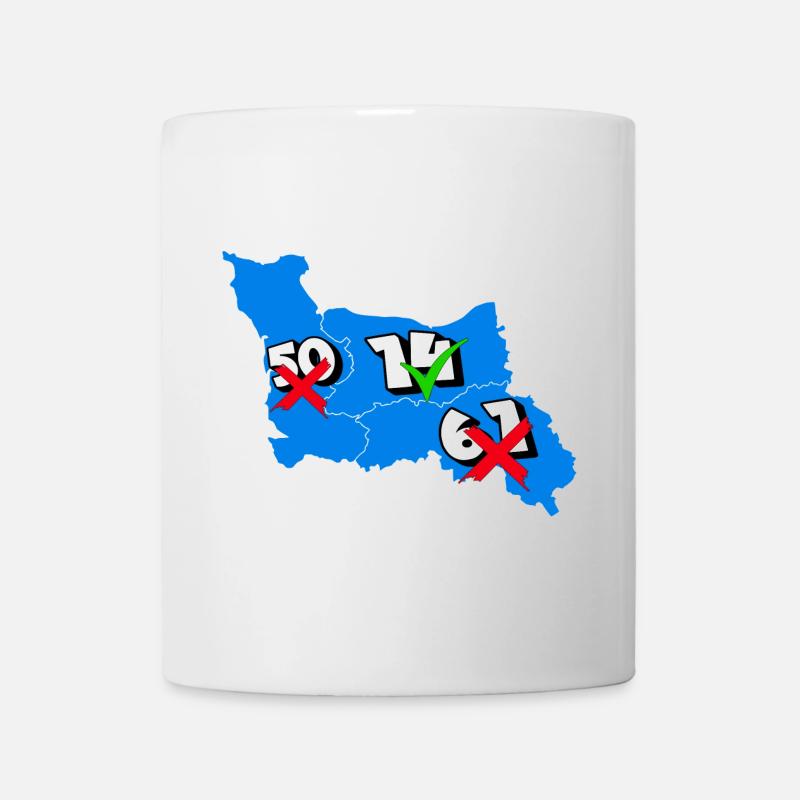 Région basse normandie - Mug blanc - blanc