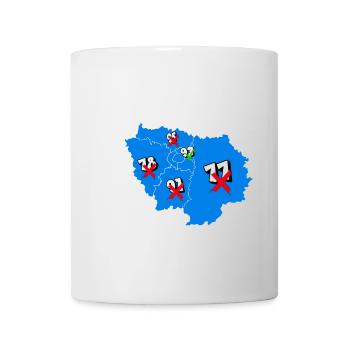 Région île de france - Mug blanc - blanc - Devant