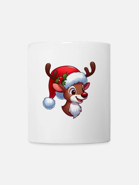 Rudolf 10 - Tasse - Weiß