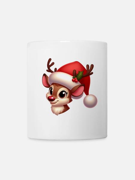 Rudolf 9 - Tasse - Weiß