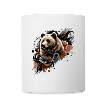 Grizzly, ours, bear - Mug blanc - blanc - Devant
