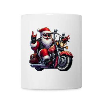 Santa Moto 3 - Mug - white - Front