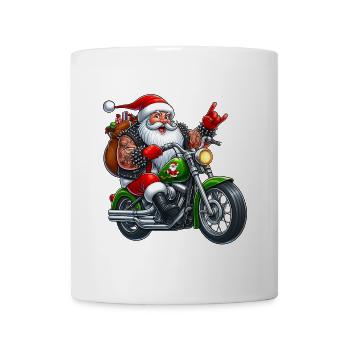 Santa Moto 2 - Mug - white - Front