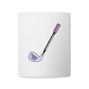 GOLFSCHLÄGER GOLFSPIELEN - Tasse - Weiß - Vorne