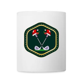 WEIHNACHTSGESCHENKE GOLFSPORT - Tasse - Weiß - Vorne