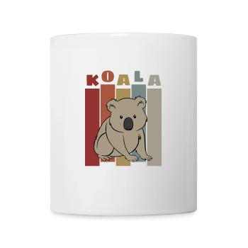 Koala Rétro - Mug blanc - blanc - Devant