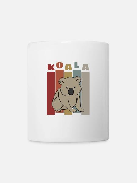 Koala Retro - Tasse - Weiß