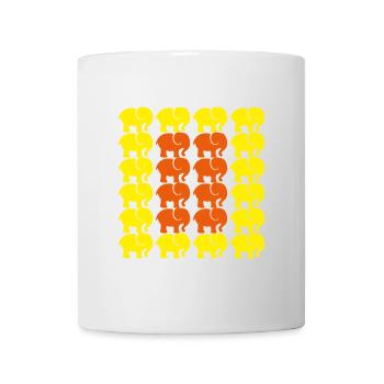 Éléphant - Mug blanc - blanc - Devant