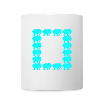 ÉLÉPHANT - Mug blanc - blanc - Devant